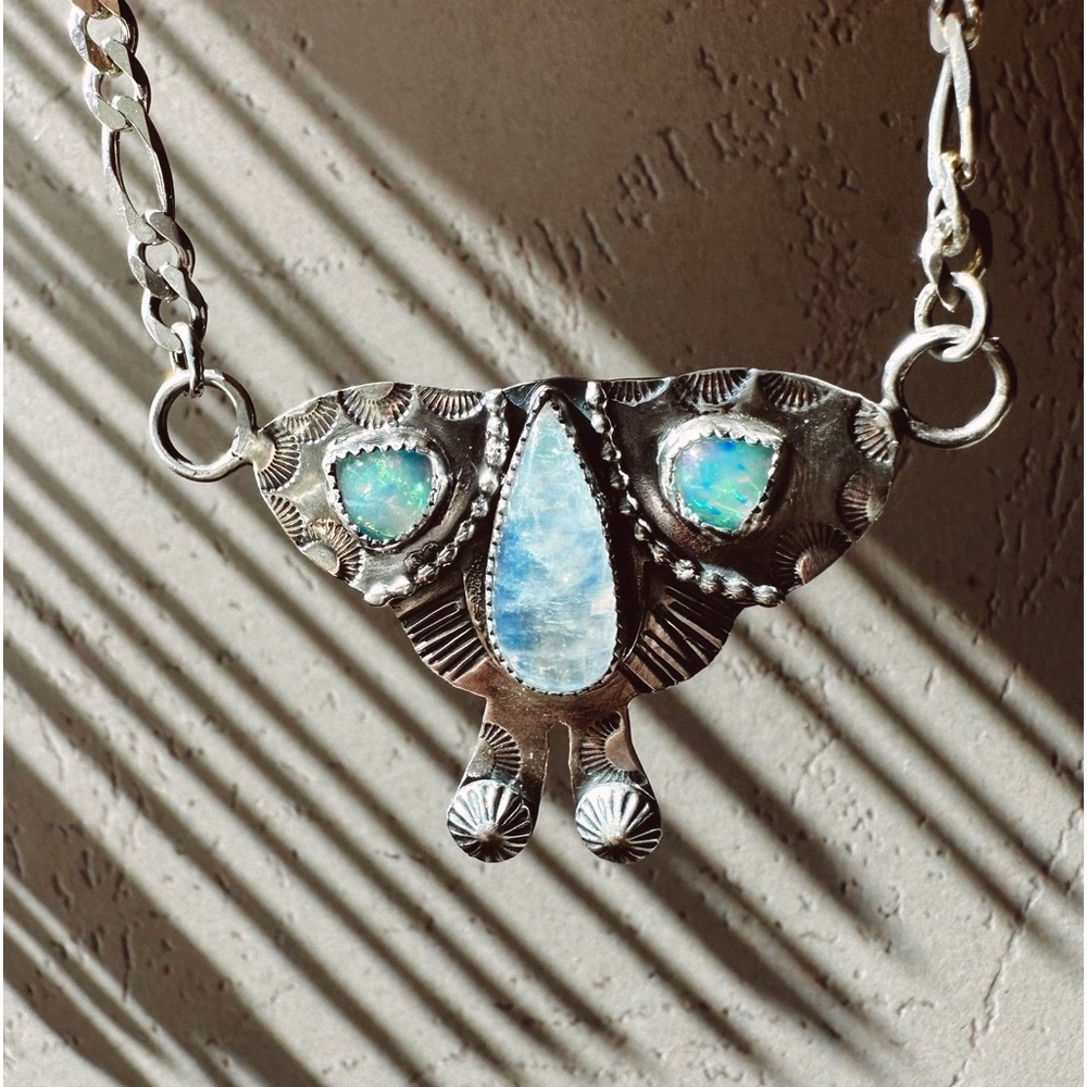 Luna Moth Necklace